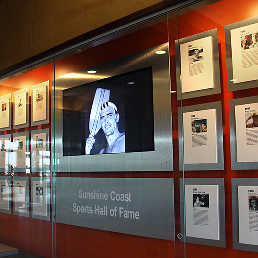 The Sunshine Coast Sports Hall of Fame at USC.