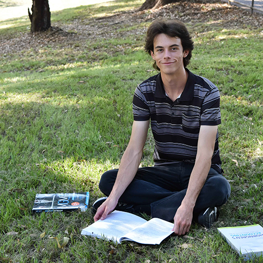 USC Fraser Coast Commerce student Jared Pacey  