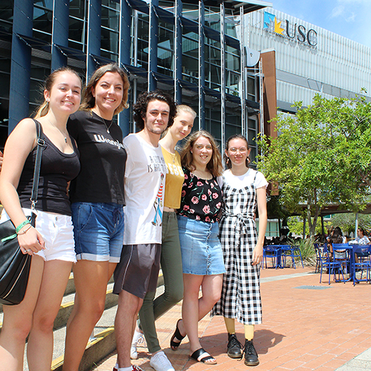 Burnside State High School graduates Tamika Francis, Eden Danielsen-Jensen, Kane Howlett, Grace Knight, Chloe Domjahn and Grace Smith have all received scholarships from USC