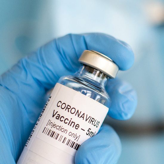 Stock image of Coronavirus vaccine