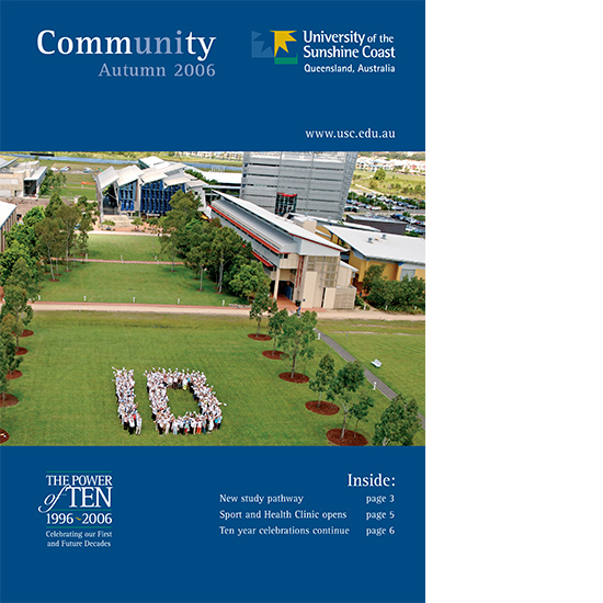 Community magazine cover - Edition 1, 2006