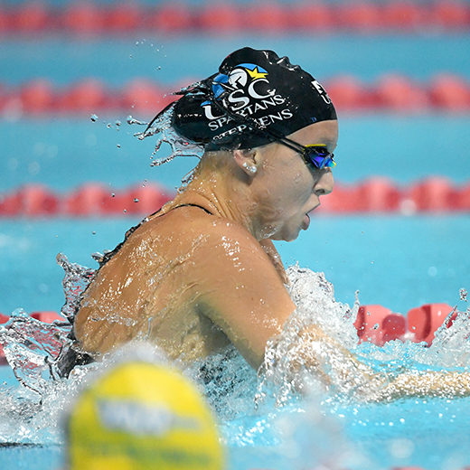 USC Spartans swimmer Keira Stephens
