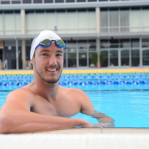 USC Spartans swimmer Blake Cochrane 