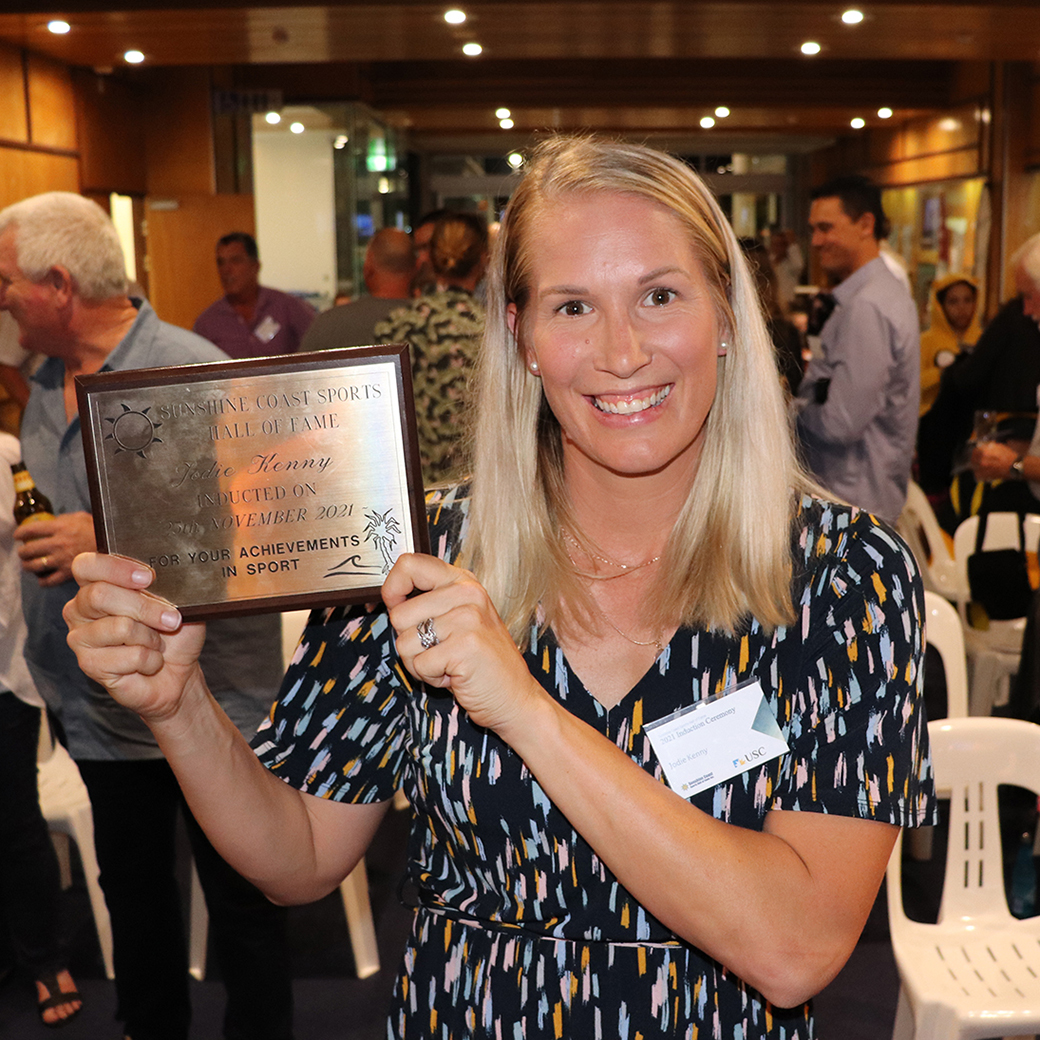 Sunshine Coast Sports Hall of Fame inductee Jodie Kenny