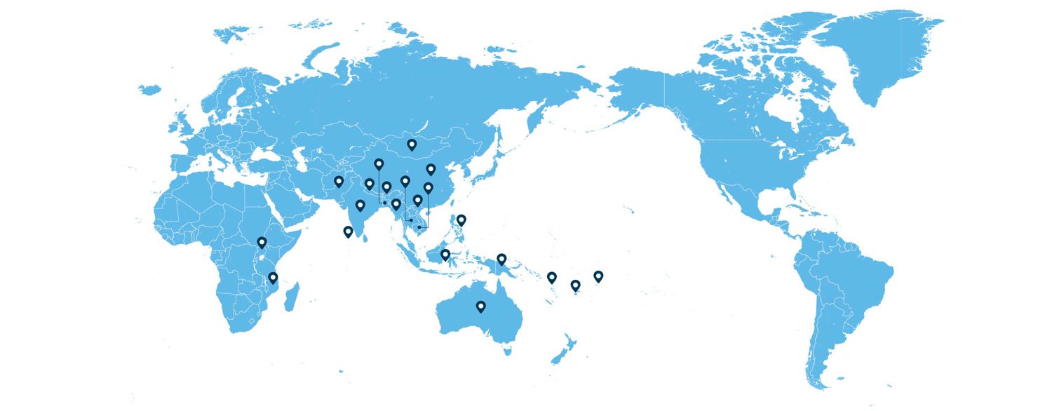 Global map of USC CIDSEL projects