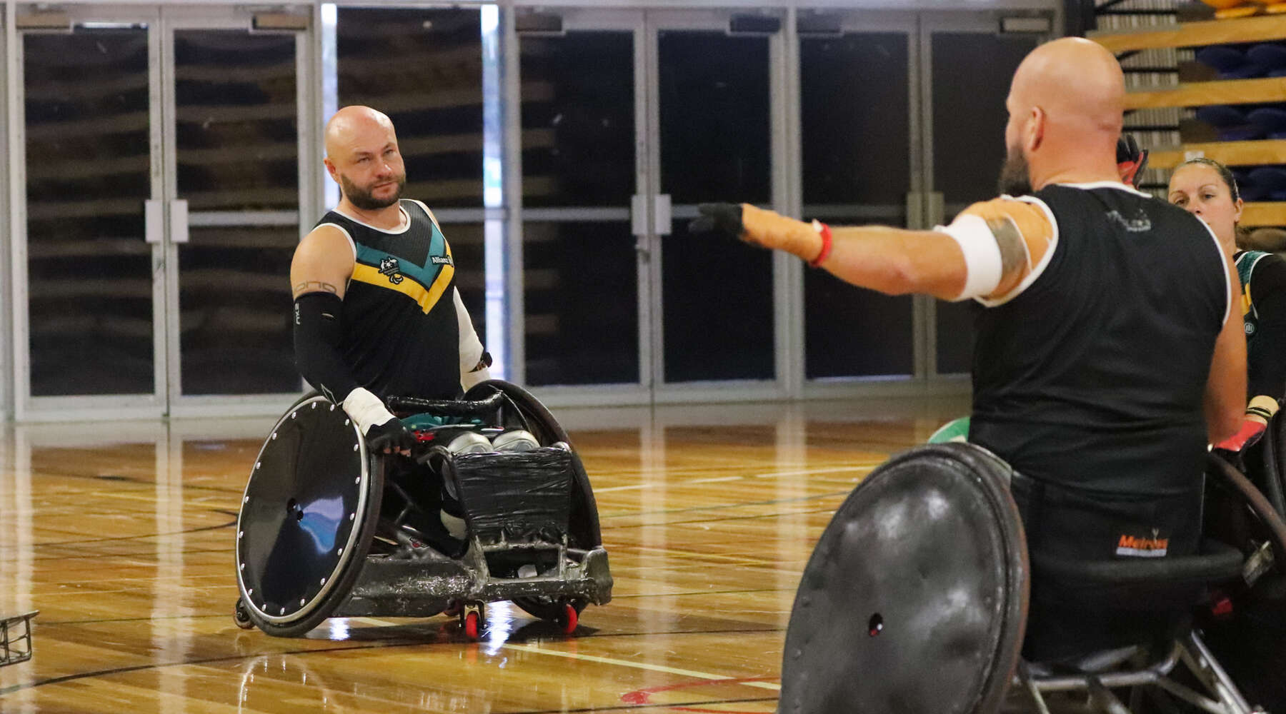 Wheelchair Rugby Paralympians Chris Bond and Ryley Batt